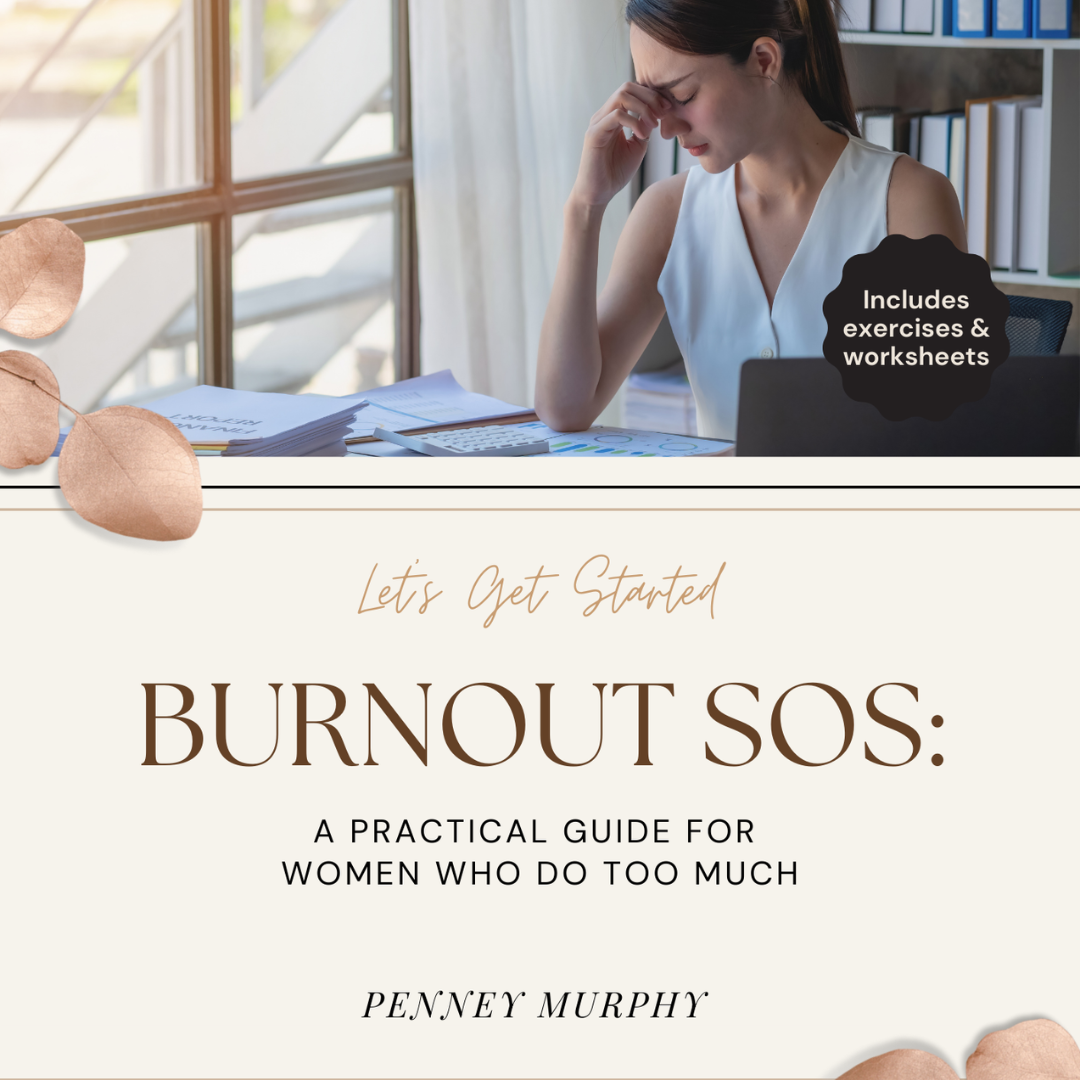 Burnout SOS: A Practical Guide for Women Who Do Too Much<br />
Penney Murphy<br />
Burnout, Anxiety, Stress, Overwhelm<br />
In Person Counselling in Saskatoon<br />
Virtual and online counselling anywhere in Saskatchewan<br />
Psychologists<br />
Counsellors<br />
Therapy<br />
Therapists<br />
Penney Murphy & Associates<br />
Counselling and Wellness<br />
