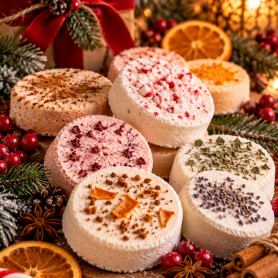 Merry & Bright - A Christmas Shower Steamer Workshop with Penney Murphy